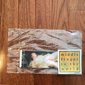 Supreme Middle Finger to the World Stickers SS19